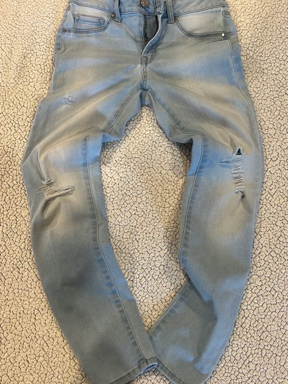 Rewash Light Blue Skinny Distressed women’s Jeans